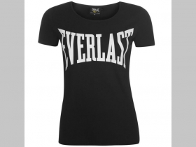 Everlast čierne dámske tričko s tlačeným logom 100%bavlna